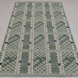 Sage Tribal Geometric Rug