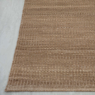Muji Sand Wool Hand Woven Wool Flatweave Rug