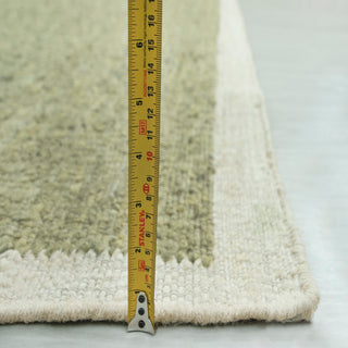 Olive Sage Melange Textured Plain Rug