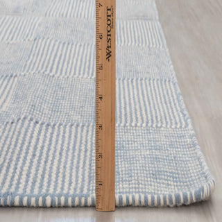 Keeva Blue Checkered Rug