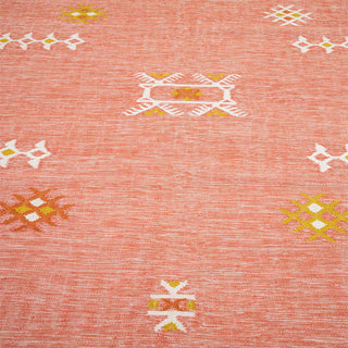 Atlas Orange Hand Woven Wool Rug