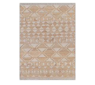 Siena Beige Tribal Flatweave Rug