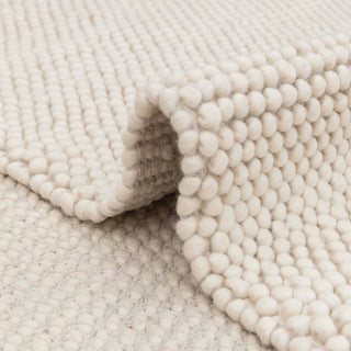Pebble Ivory Chunky Wool HandWoven Rug