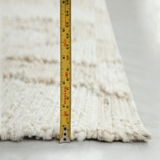 Ivory Textured Abstract Rug