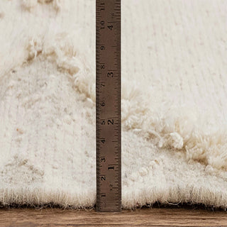 Casa Pink Hand Woven Boho Wool Rug