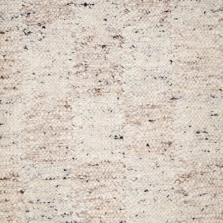Modern Textured Ivory Wool Rug – Handwoven Abstract Area Carpet