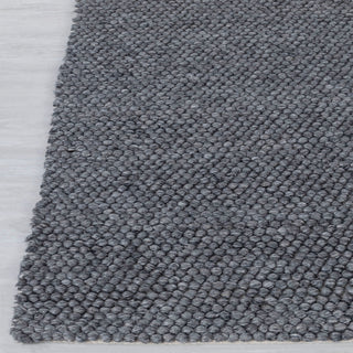 Charcoal Grey Handwoven Rug