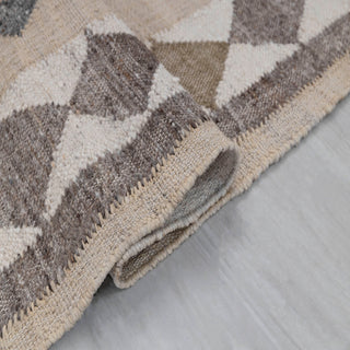 Nora Beige Southwestern Flatweave Rug