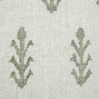 Sage Floral Handwoven Rug