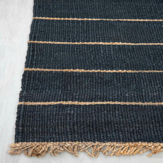 Armaan Burgundy Striped Handwoven Rug