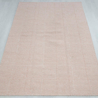 Keeva Blue Checkered Rug