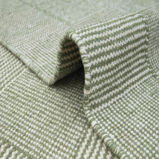 Keeva Blue Checkered Rug