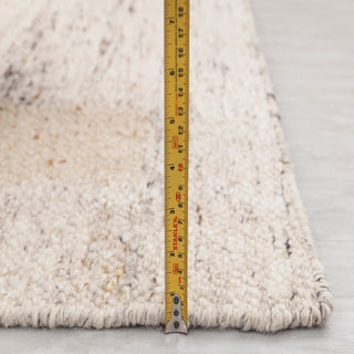 Abstract Block Pattern Beige Wool Rug – Handwoven Contemporary Textured Carpet