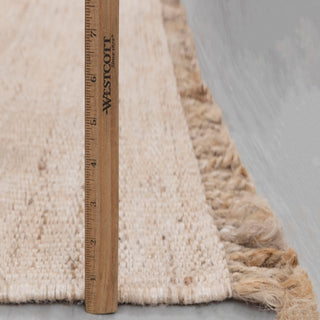 Luna Natural Solid Flatweave Rug
