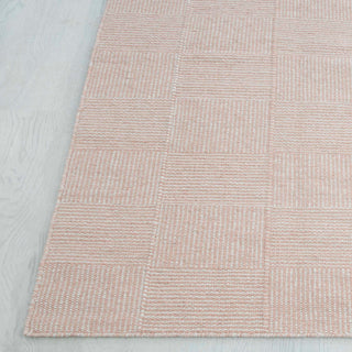 Keeva Blue Checkered Rug