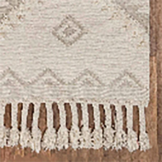 Casa Ivory Hand Woven Boho Wool Rug