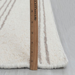 Terrance Ivory Linear Stripe Rug