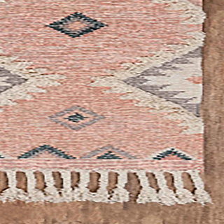 Casa Yellow Hand Woven Boho Wool Rug