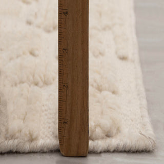 Ivory Textured Wool Rug