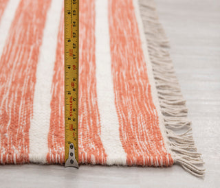 Atlas Orange Hand Woven Wool Rug