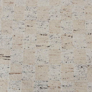 Ivory Textured Modern Rug