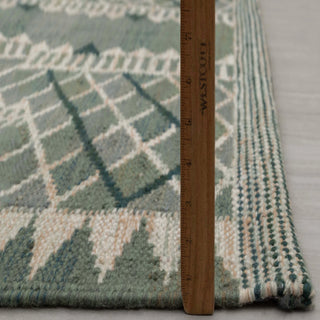 Sage Tribal Geometric Rug