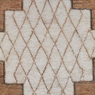 Camel Brown Tribal Geometric Rug