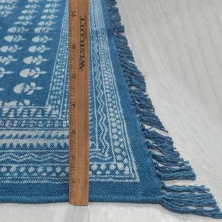 Blue Heritage Block Print Rug