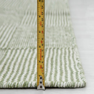 Keeva Blue Checkered Rug
