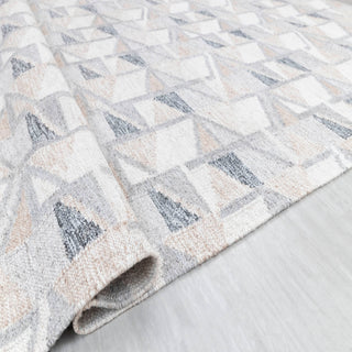 Kavi Ivory Scandinavian Flatweave Rug