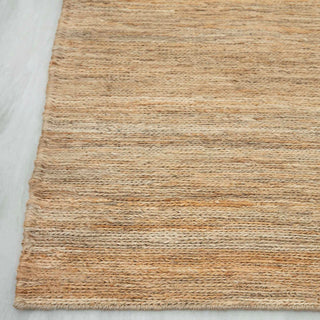 Natural Beige Handwoven Solid Jute Rug