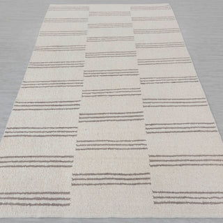 Terrance Ivory Linear Stripe Rug
