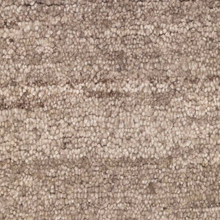 Taupe Textured Wool Rug