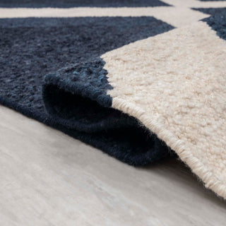 Batik Hand Woven Blue Rug