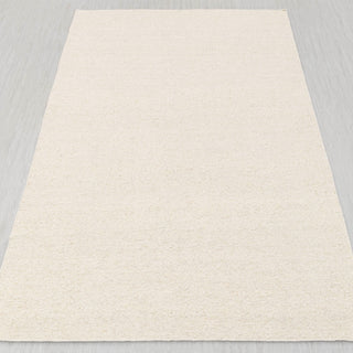Ivory Minimal Wool Rug