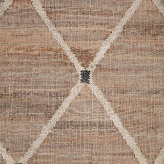 Beige Diamond Lattice Rug