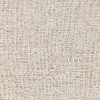 Ivory Minimal Tribal Wool Rug – Handwoven Modern Carpet