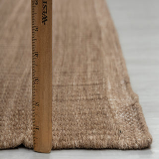 Muji Sand Wool Hand Woven Wool Flatweave Rug