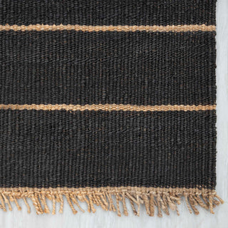 Armaan Burgundy Striped Handwoven Rug