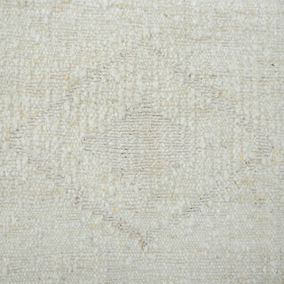 Medallion Tribal Flatweave Rug | Ivory & Warm White