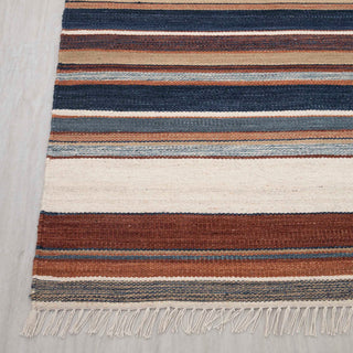 Multicolor Striped Rug