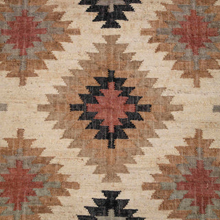 Beige Tribal Diamond Rug