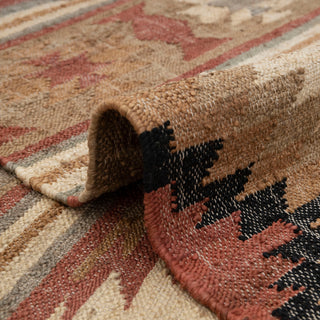 Beige Tribal Diamond Rug